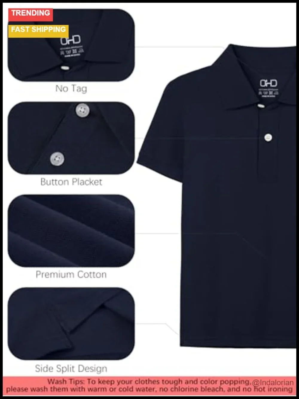 3-Pack Boys Cotton Polo Shirts School Uniform Short Sleeve